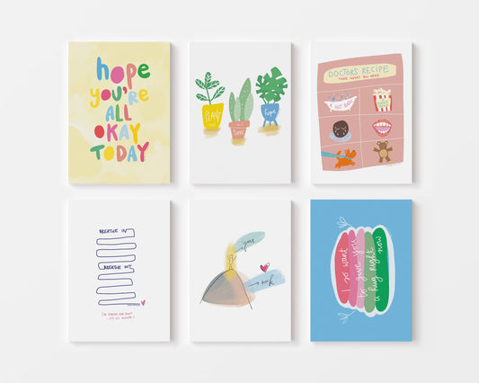 Kaartenset (5 kaarten /A5 naar keuze op de marktkraam)