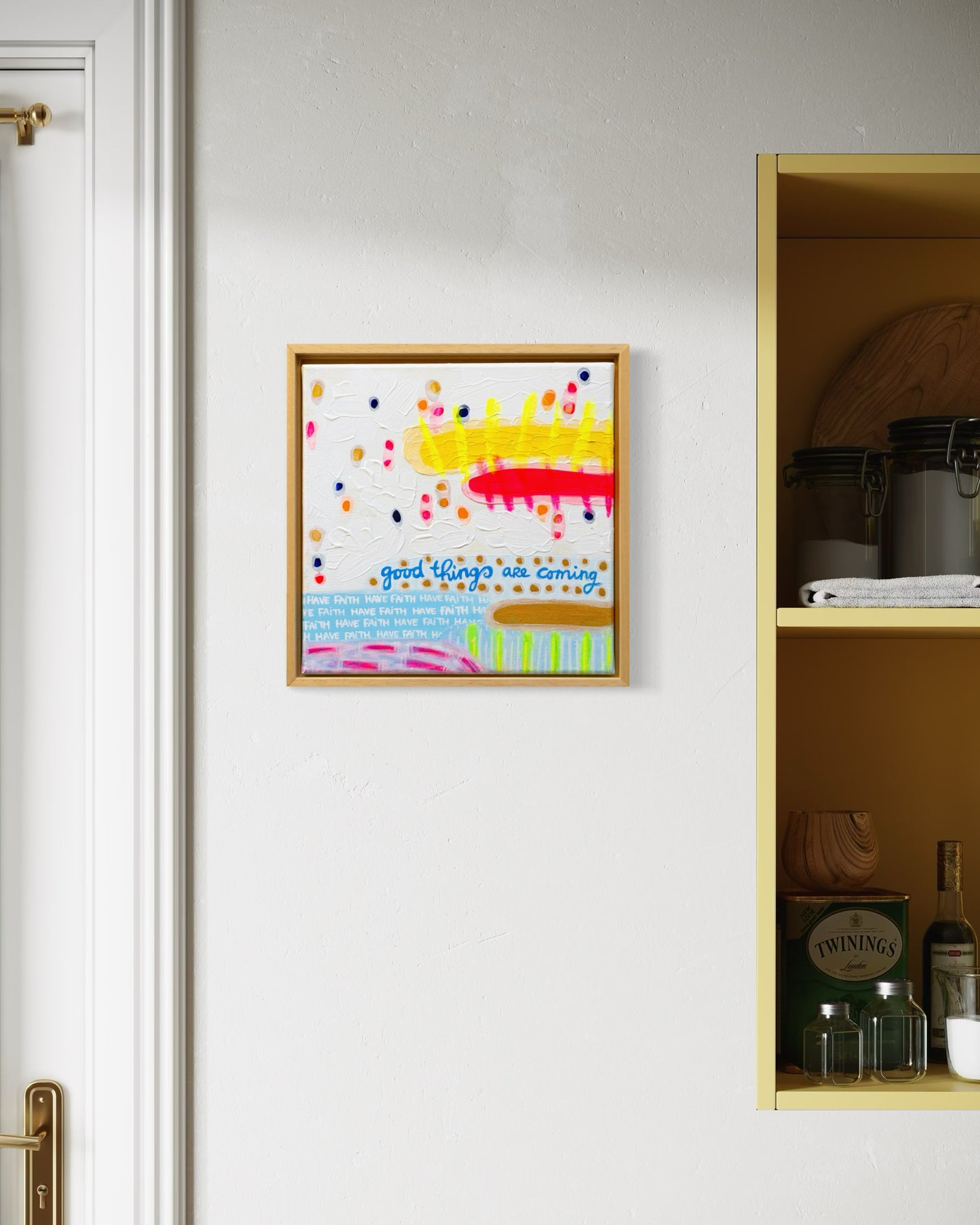 Good things are coming | Original 30x30 cm