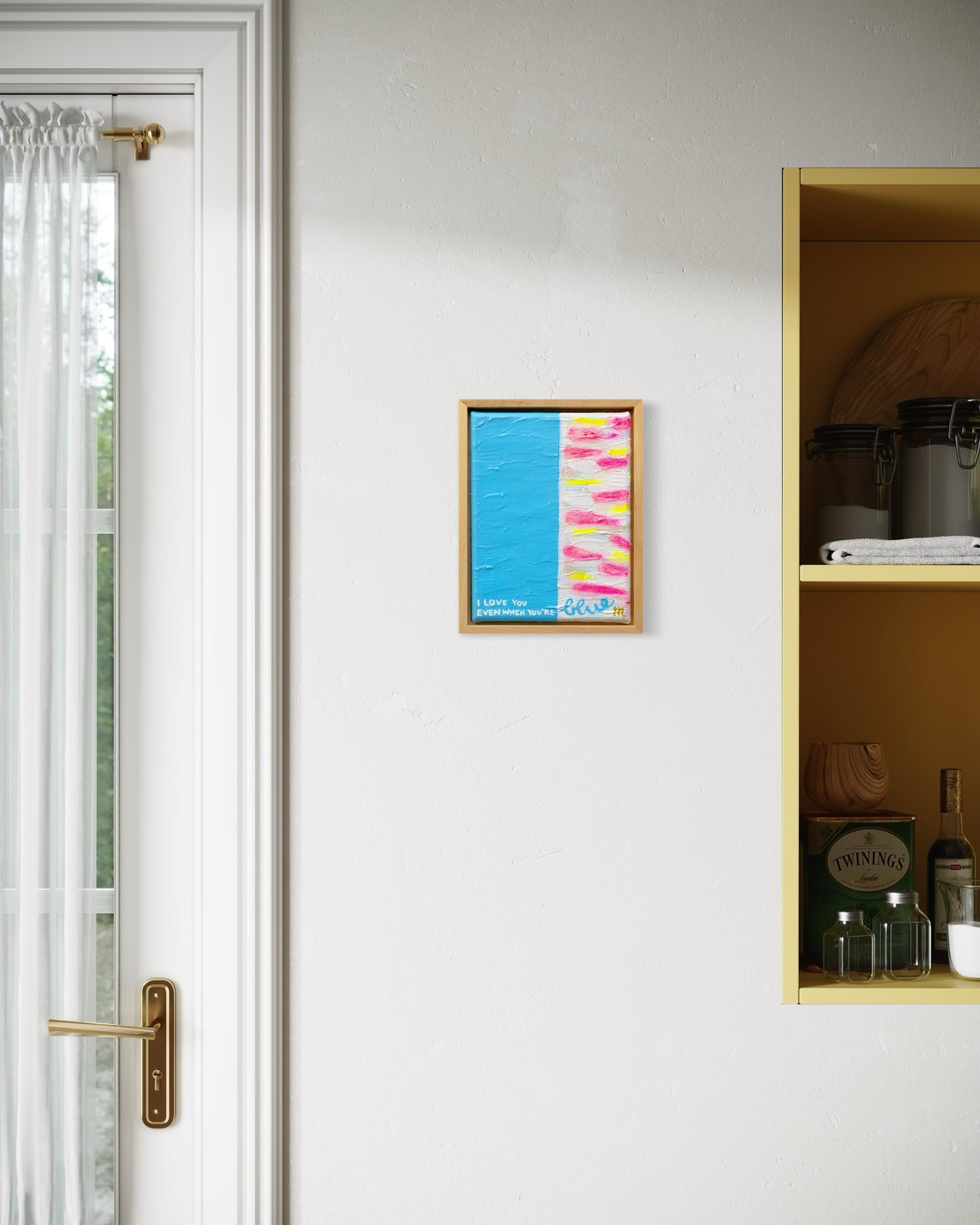 I Love you even when you're blue | Original 20x30 cm