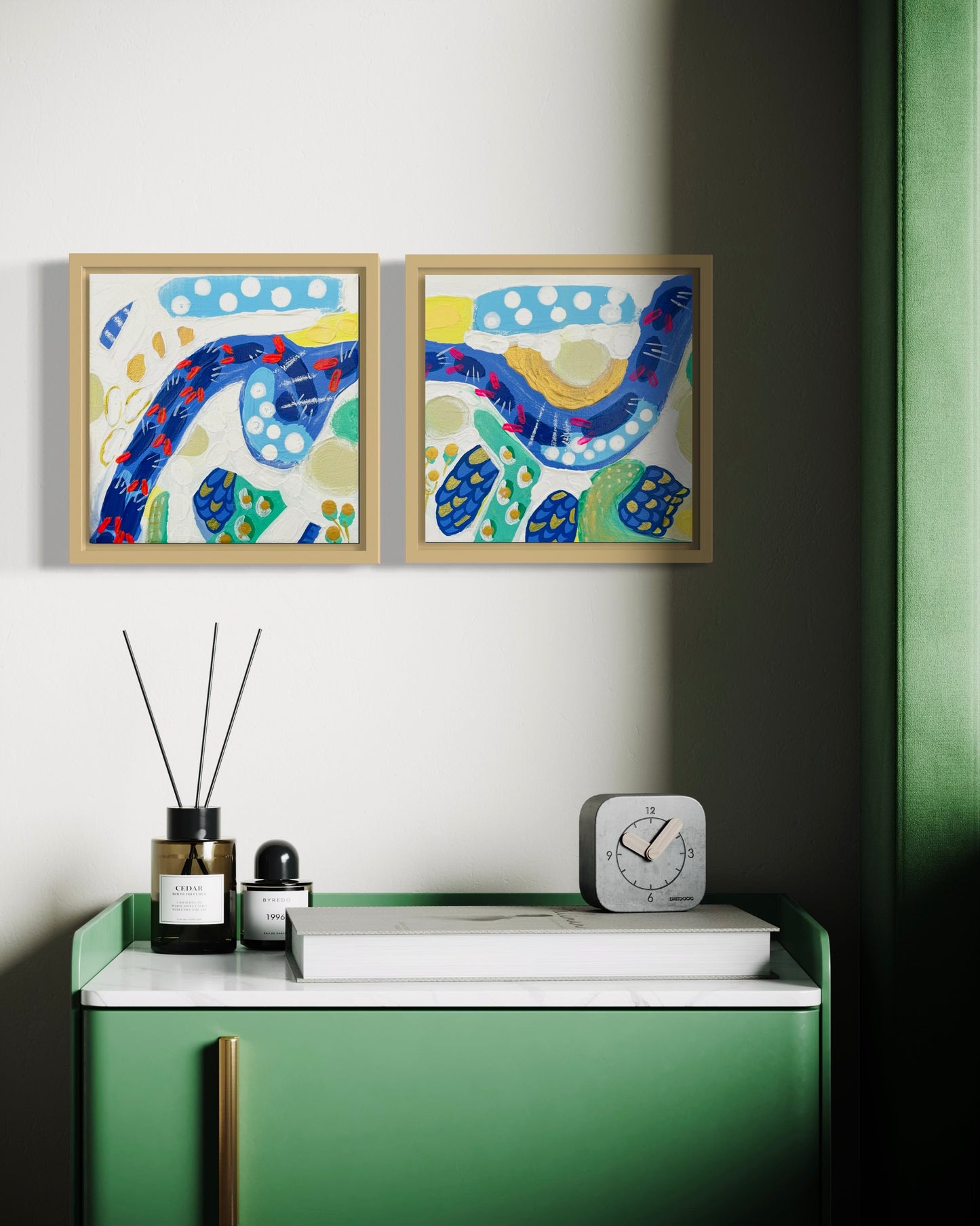 Hope is a river | Original 20x20 cm | 2-luik