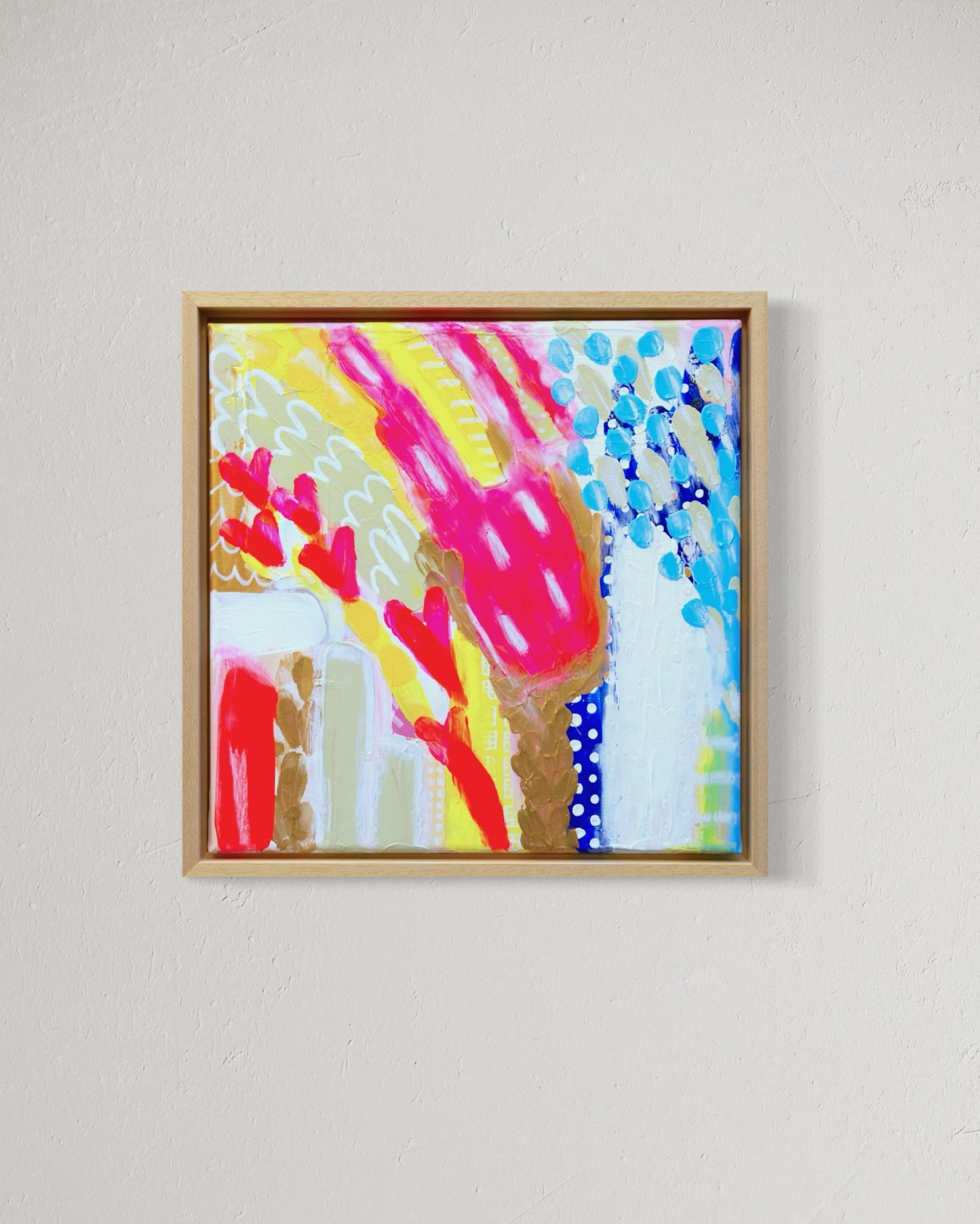 It's raining Hope (Hallelujah) | Original 30x30 cm