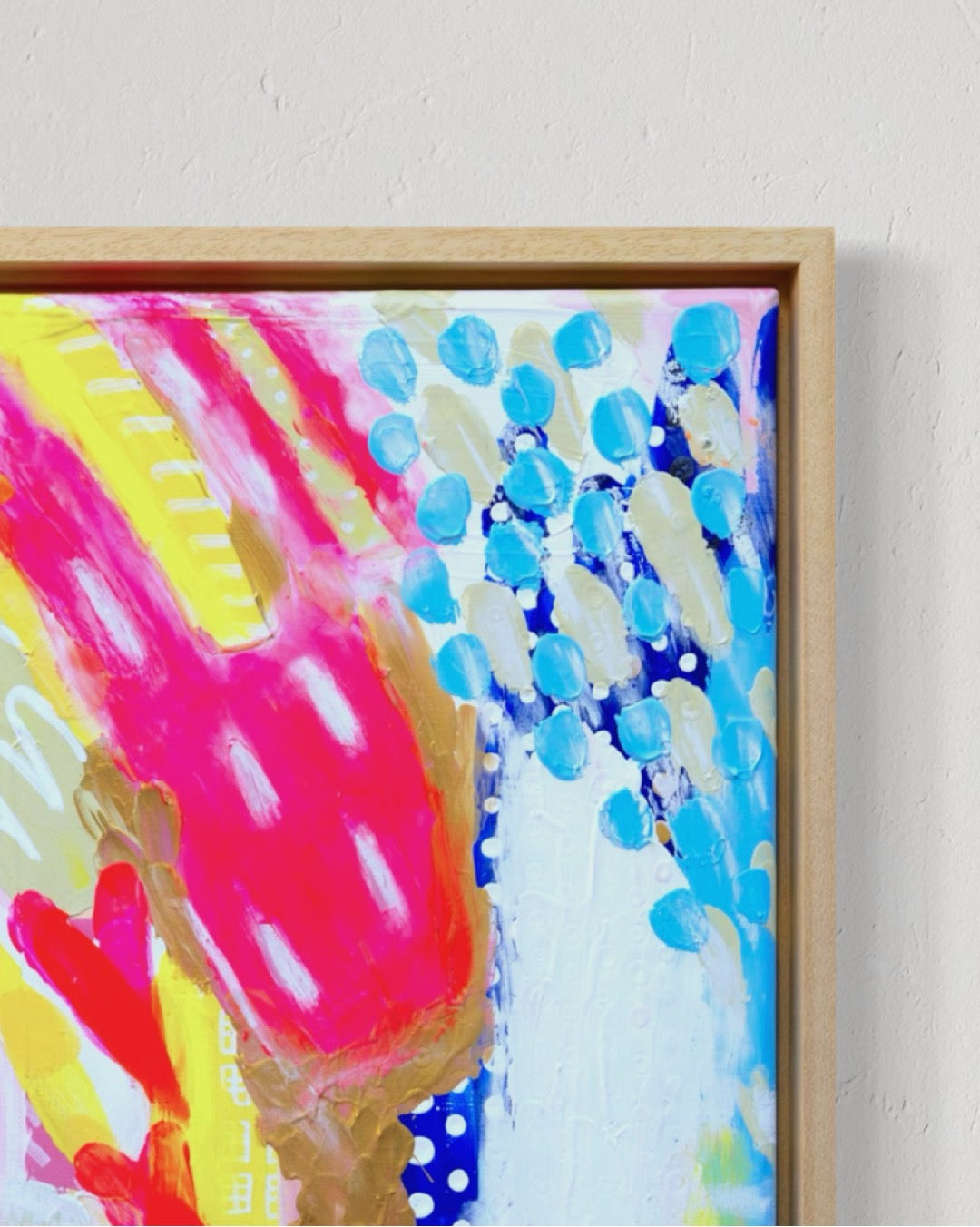 It's raining Hope (Hallelujah) | Original 30x30 cm