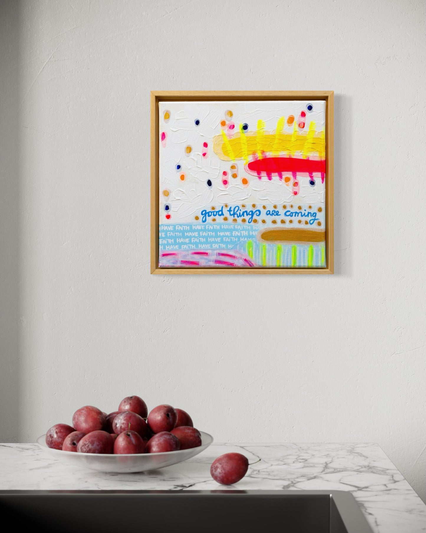 Good things are coming | Original 30x30 cm