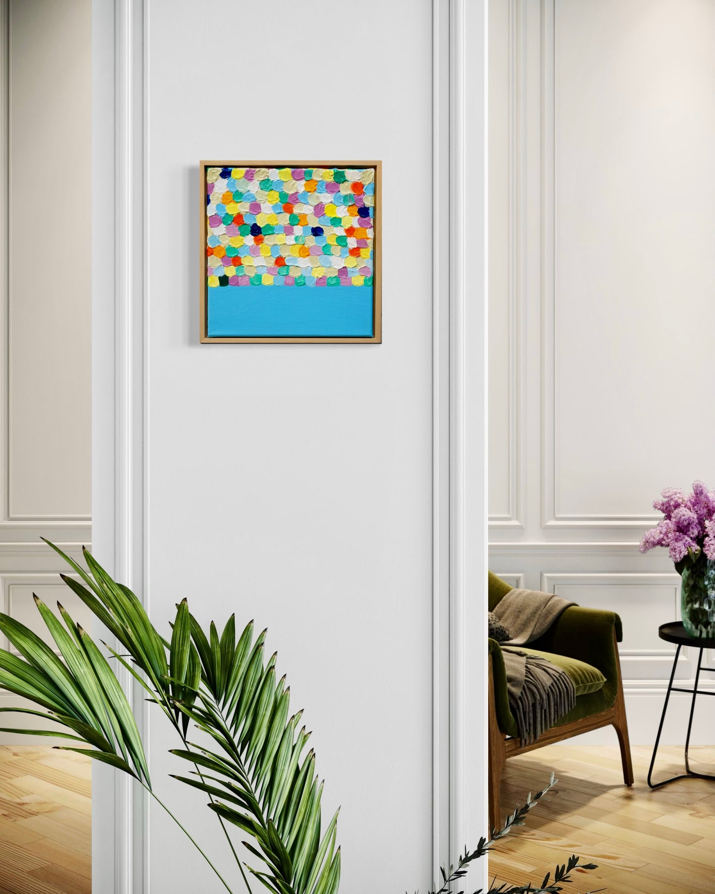 Sky full of confetti  | Original 30x30 cm