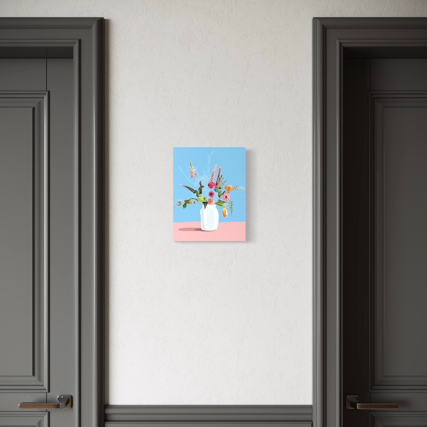 Lente kriebels | Mini print op hout