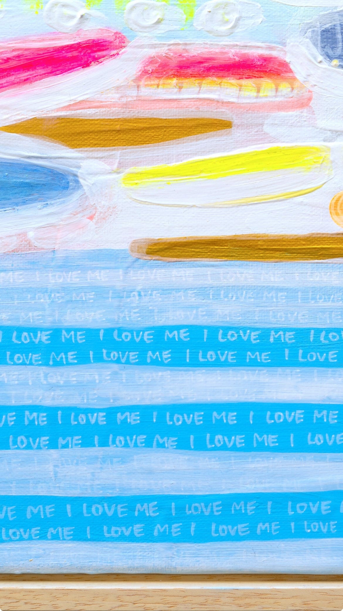 I love me  | Original 30x30 cm