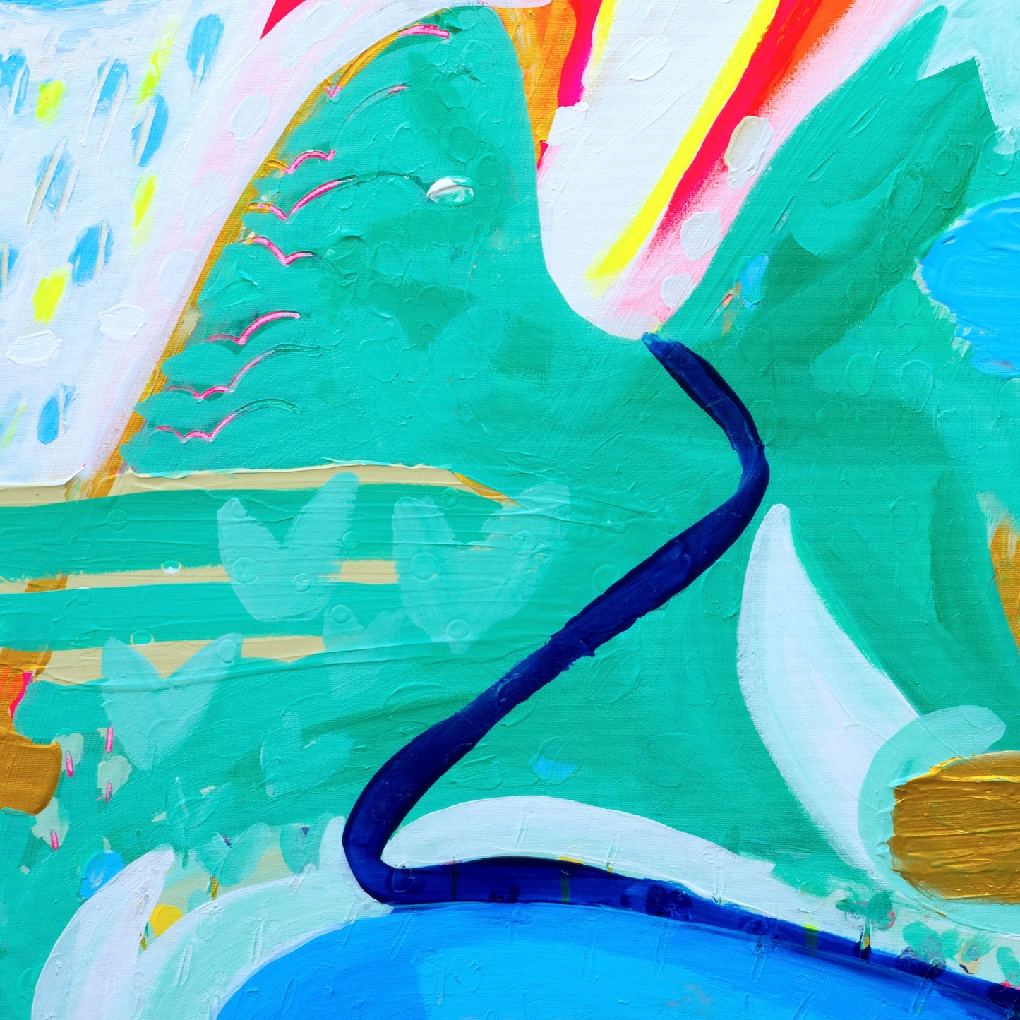 My Happy Place | Original 70x70