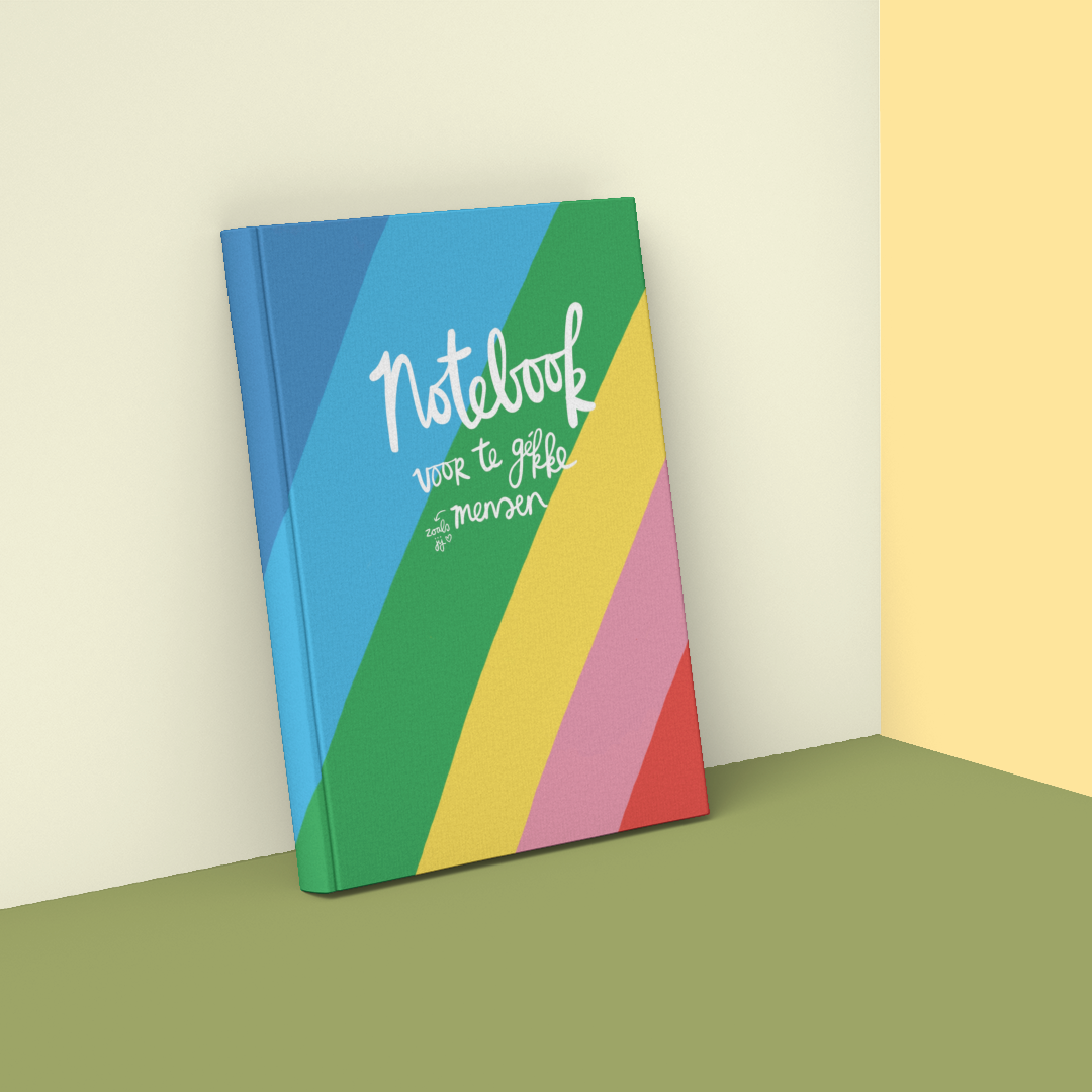 🌈 Limited edition notebook 'voor te gekke mensen'