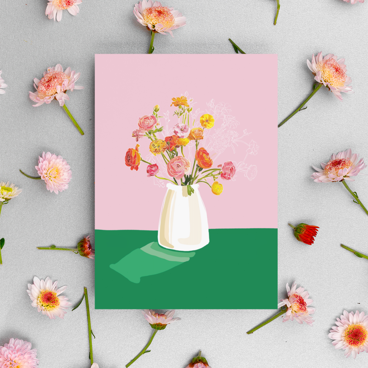 🛍️ Feestzakje Mini Prints / Kaarten (traktatie!)