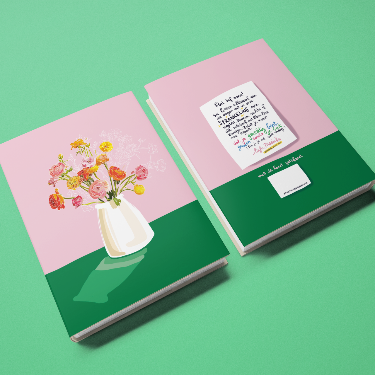 🌸 Limited edition notebook - Bloei maar fijn