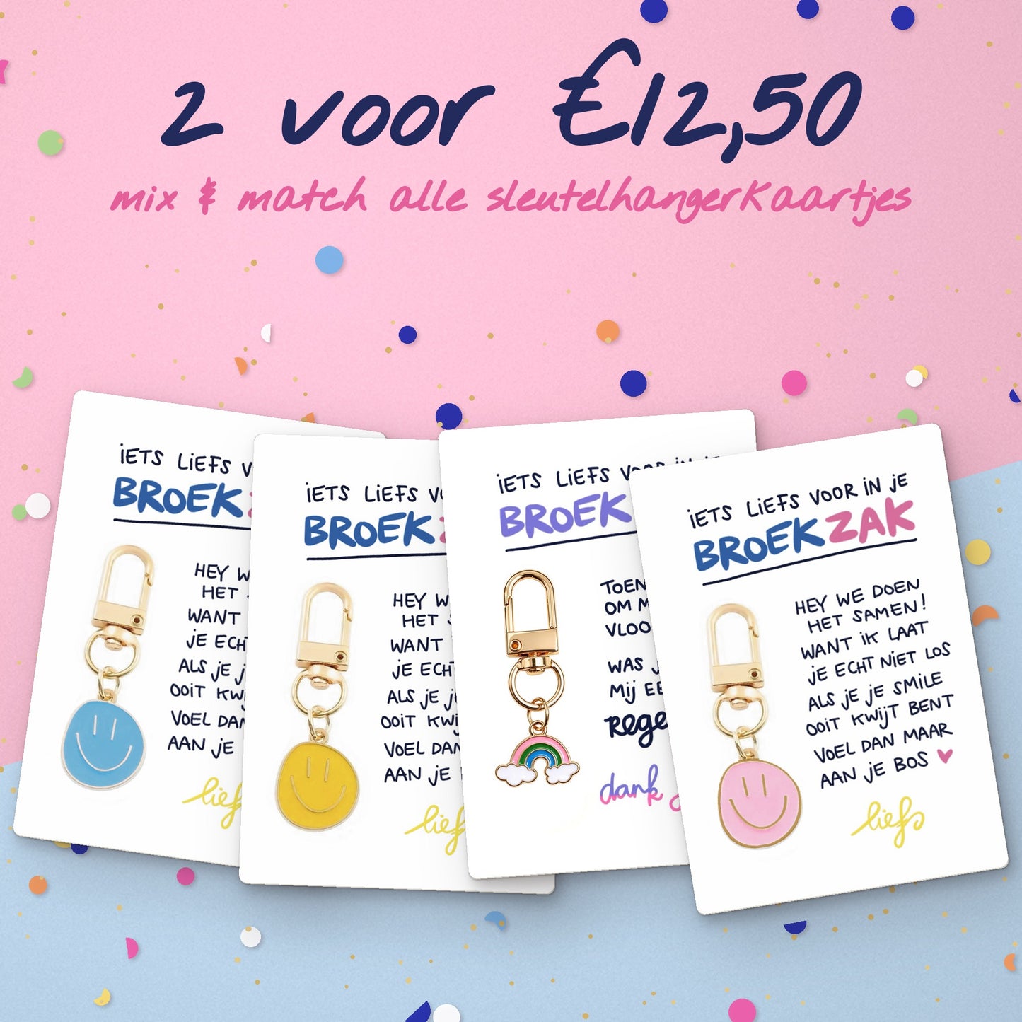 ๐ NIEUW: Liefs in je broekzak โ Regenboog