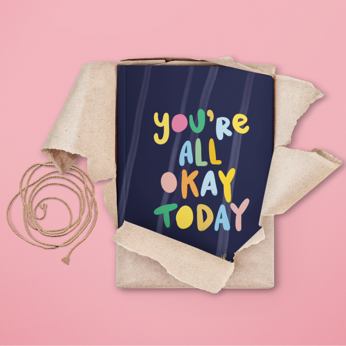 Liefste Notitie-boek ooit - You are all OKAY (2 voor 25 euro op alle notebooks en kaartensets)