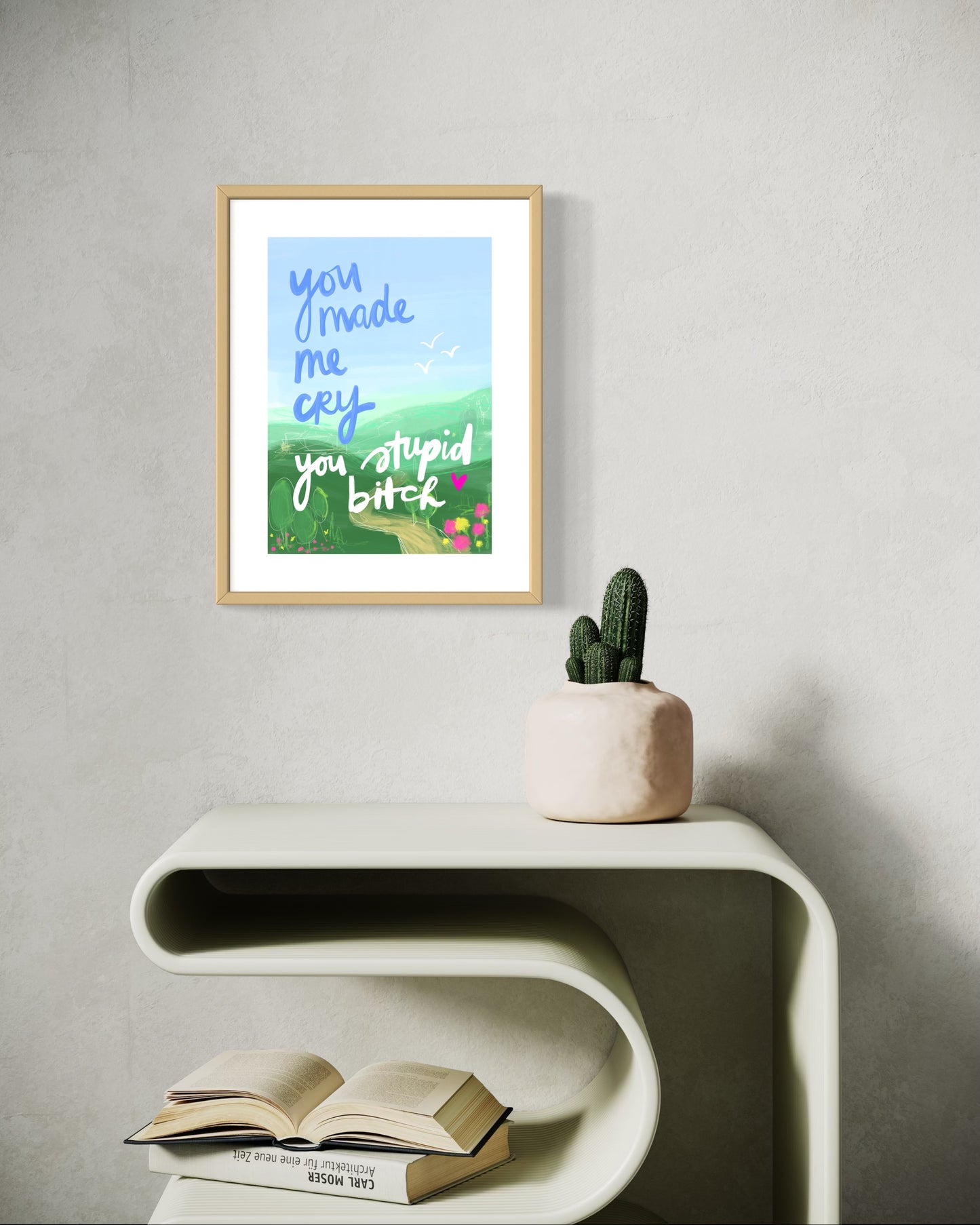 Luxe Art print ‘Retreat' / A4 (just for us)