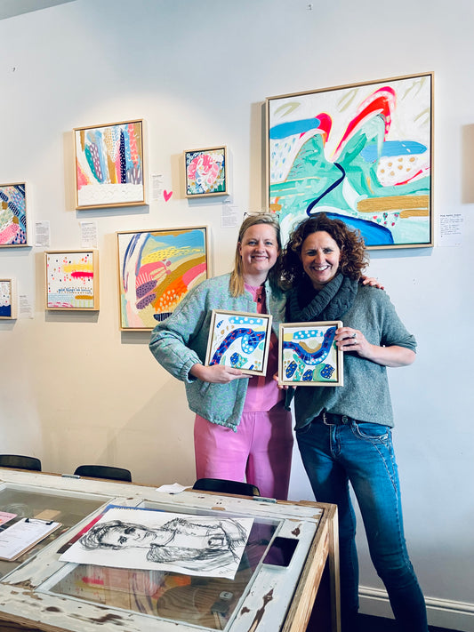 Hope is a river | Original 20x20 cm | 2-luik