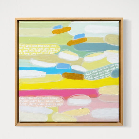 Love Hope Light | Original 40x40