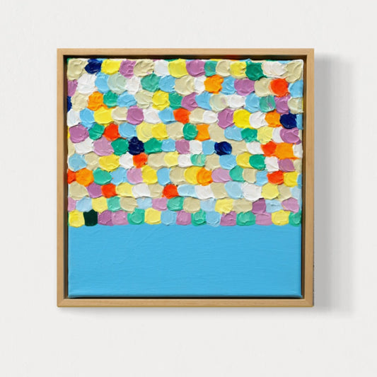 Sky full of confetti  | Original 30x30 cm