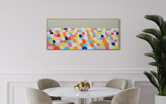 Just a Happy Crowd | Original 60x140