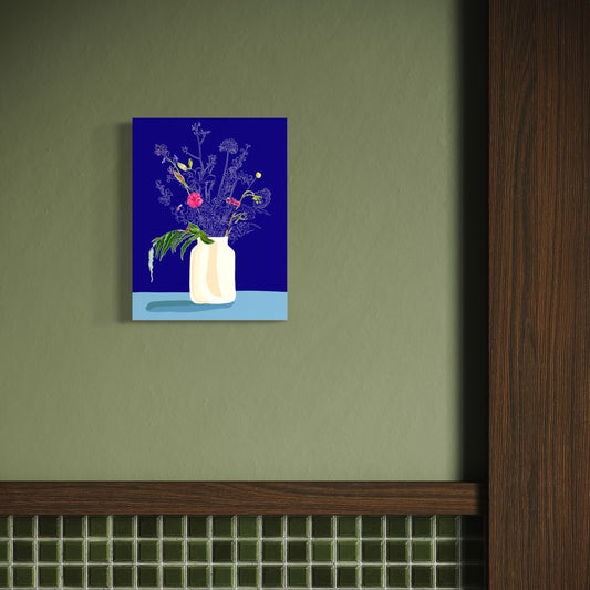 Hollands boeket | Mini print op hout