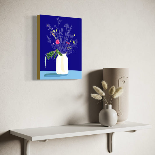 Hollands boeket | Mini print op hout