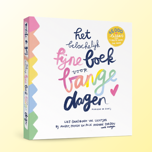 Pre-order Feest 🩷  | Het Belachelijk fijne Boek voor Bange Dagen