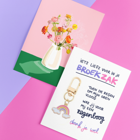 🌈 NIEUW: Liefs in je broekzak – Regenboog