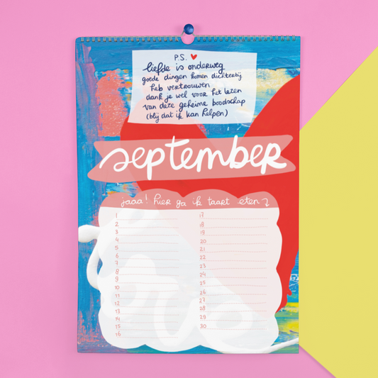 🎂 Marieke's kunst Verjaardagskalender (kadotip)