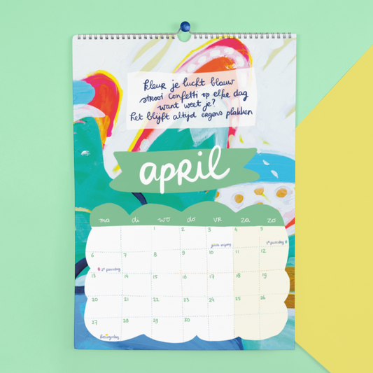 🎂 PLAATJE NOG DOEN! Limited Edition / Verjaardagskalender A4 (kadotip)