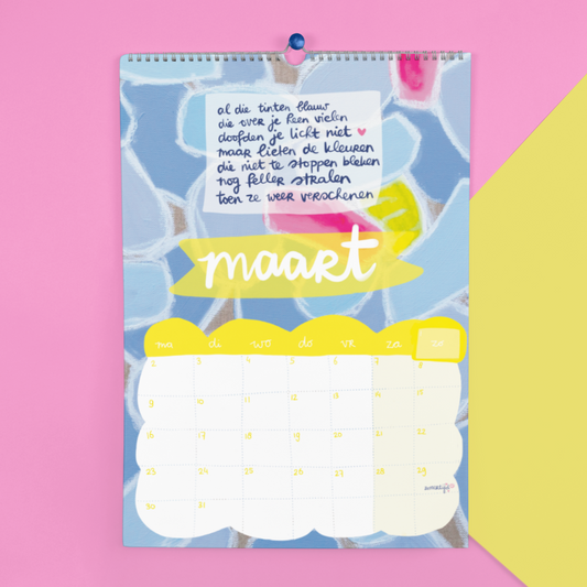 🌈 Marieke's kunst kalender 2026 (kadotip!)