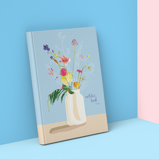 🪻Notebook 'Ik hou van blauw' / op=op