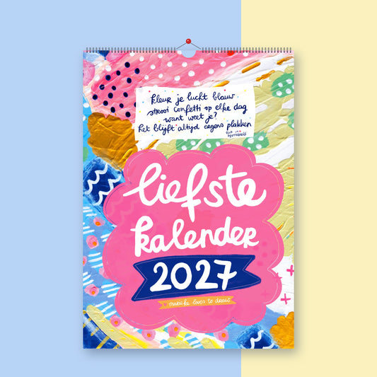De liefste 2027 kalender – voorkant