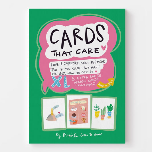 Liefste kaartsenset / Cards that Care / 6 XL kaarten / LAATSTE BESTELLING / 2 voor 25 euro